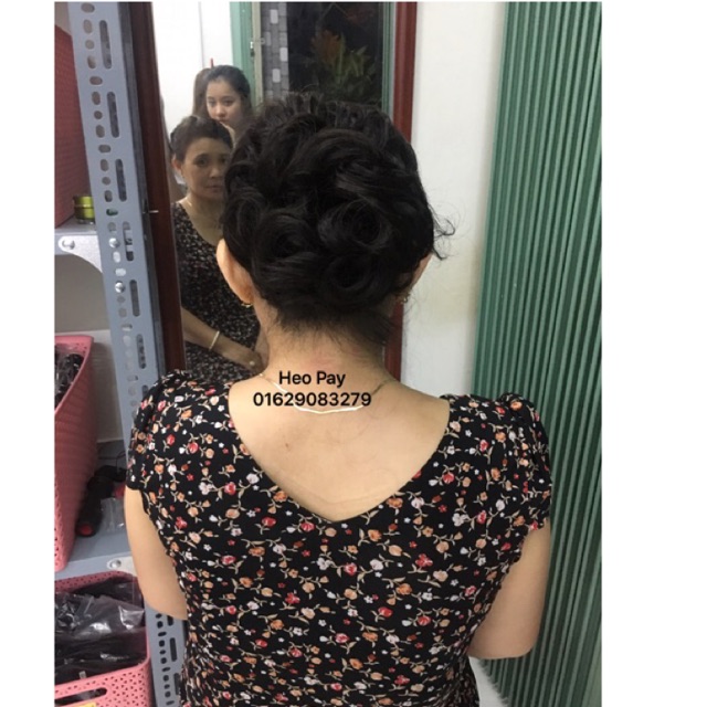 Búi tóc cho người trung tuổi - BT106 - Xuân tóc giả hàng đường -  https://xuantocgiahangduong.com/