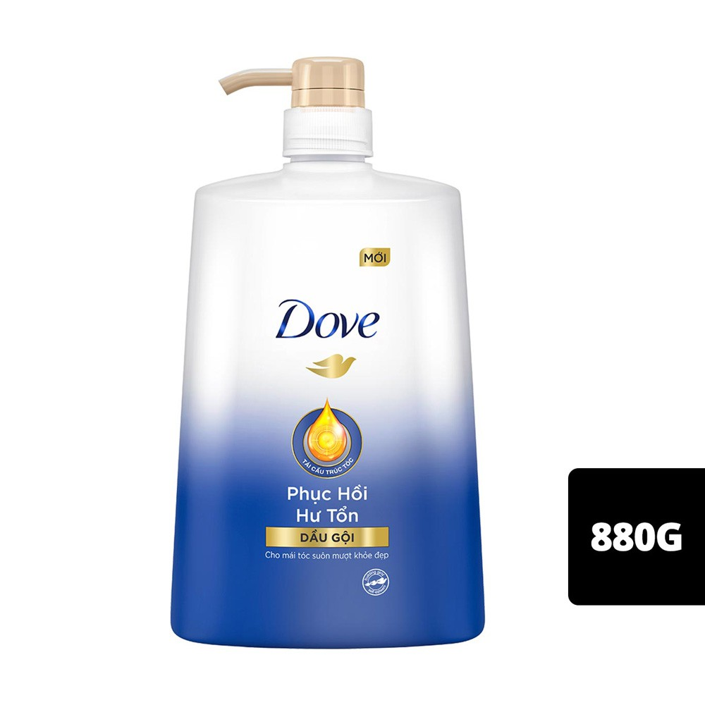 Dầu gội dove hỗ trợ phục hồi tóc hư tổn