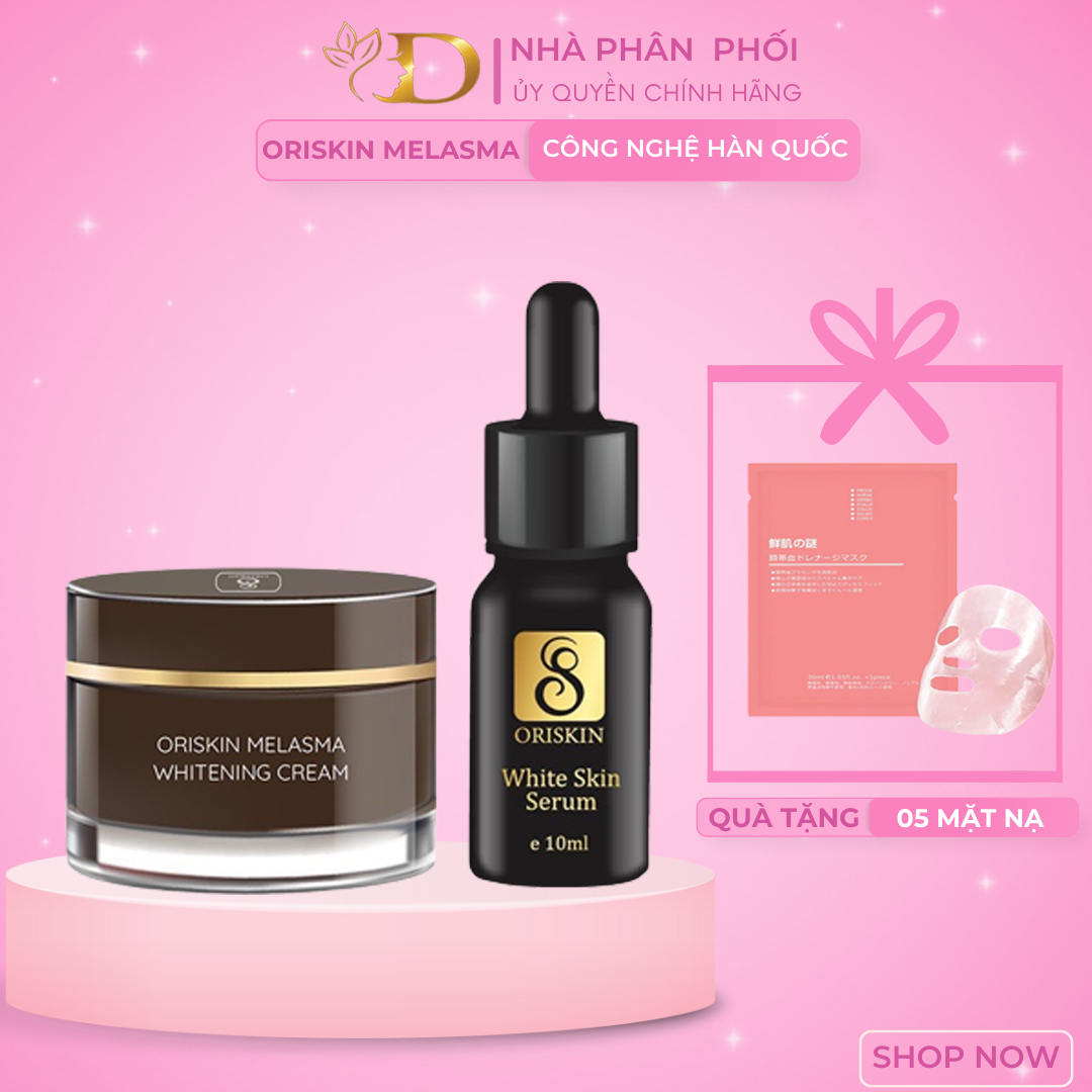Bộ Kem Khử Nám Tàn Nhang Dưỡng Trắng Da Oriskin