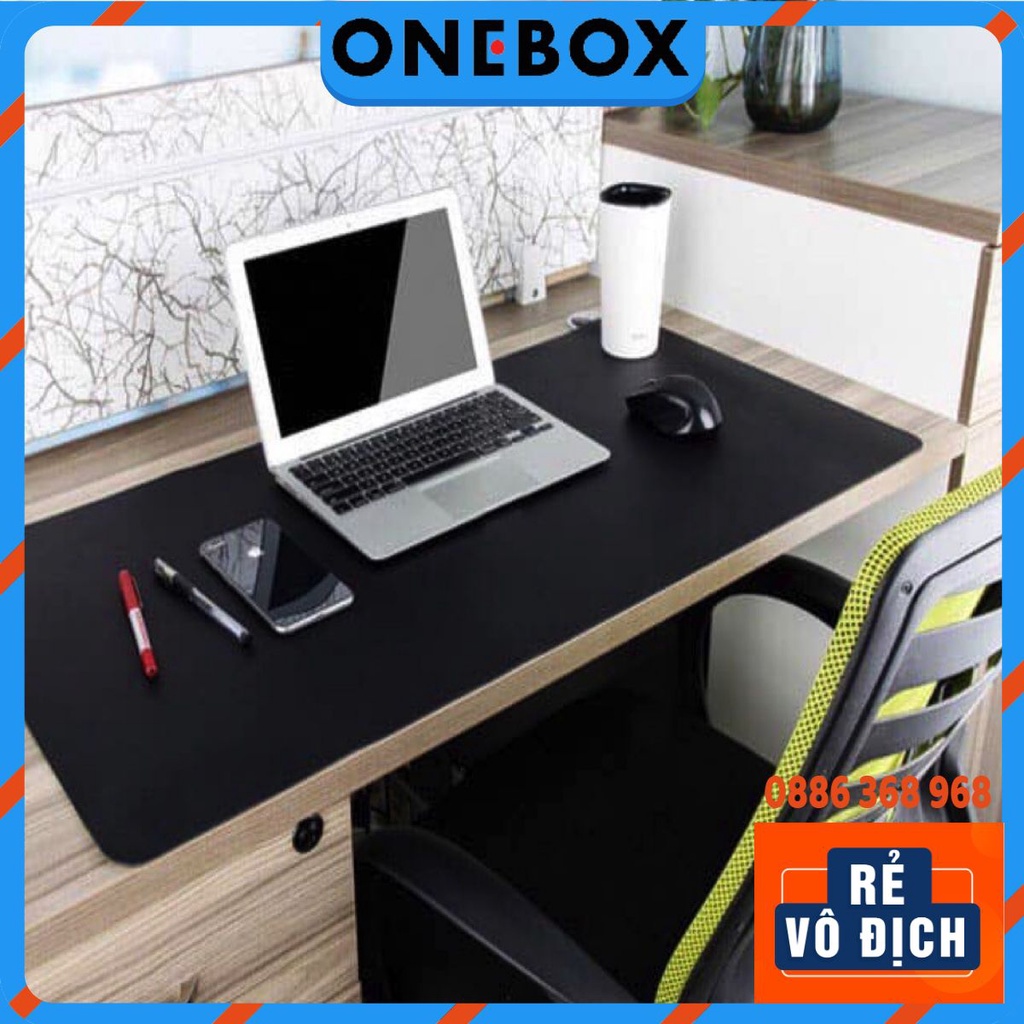Thảm Lót Bàn Làm Việc Da DeskPad Size Lớn 120x60, 120x50, 100x50, 80x40...Kiêm Bàn Di Chuột Máy Tính Cỡ Lớn