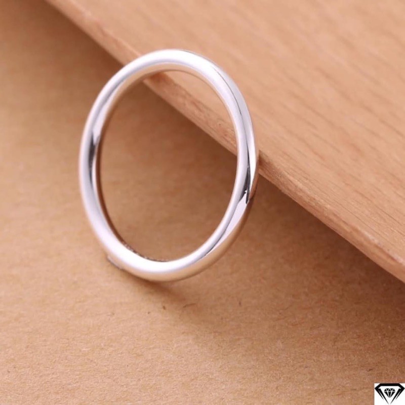 Nhẫn chỉ trơn bạc size to , hàng dầy dặn chuẩn bạc ta - THJ Cam kết bạc chuẩn, giá tốt kèm bảo hành