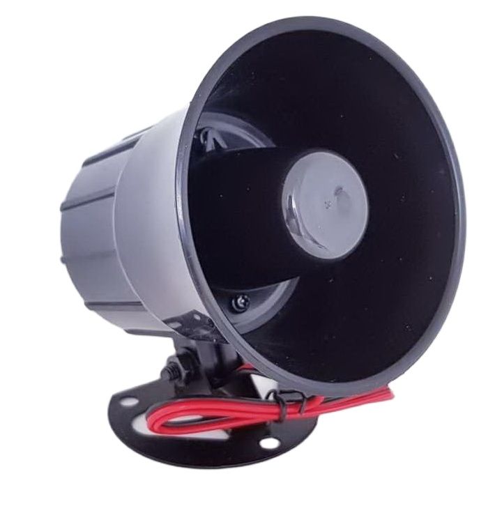 [HCM]Còi báo động 12/24V 20W công suất âm thanh lớn 120dB Siren horn 12/24V 20W (1 tones/6 tones)