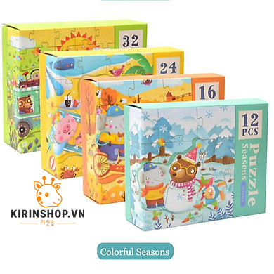 Xếp hình 4 in 1 seasons - mideer