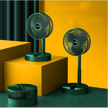 Quạt điên mini consumer gấp gọn,quạt tích điện super tích điện để bàn gấp gọn tiện dụng 3 tốc độ gió xoay 360 cổng sạc usb tiện dụng, bảo hành 06 tháng