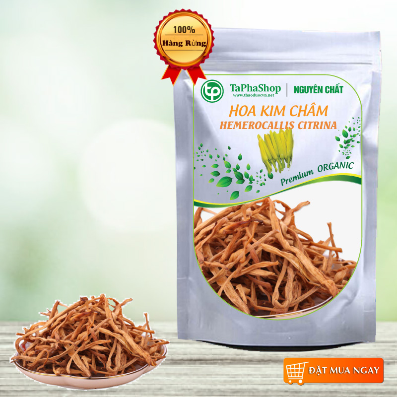 Hoa kim châm khô 200g - tấn phát