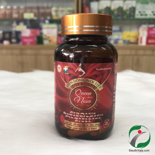 VIÊN UỐNG TĂNG NỘI TIẾT TỐ NỮ - HỖ TRỢ LÀM ĐẸP QUEEN NOSA - HỘP 30V