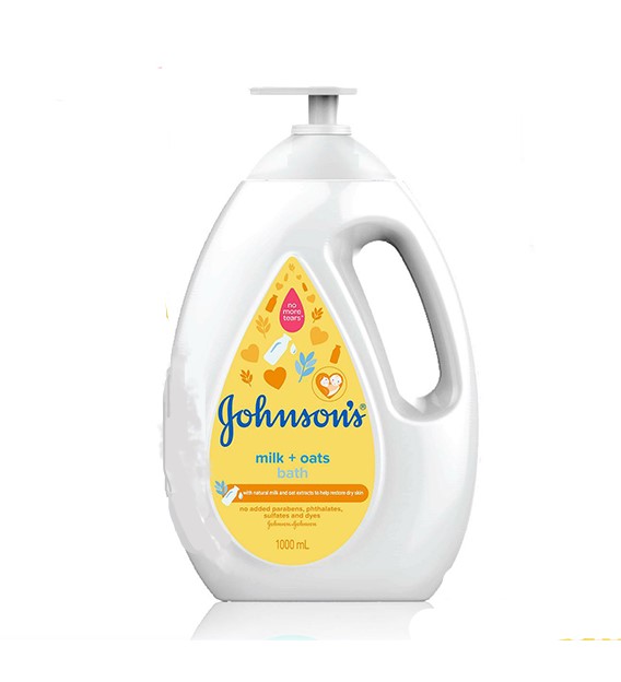 Sữa tắm chứa sữa và yến mạch johnsons baby 1000ml