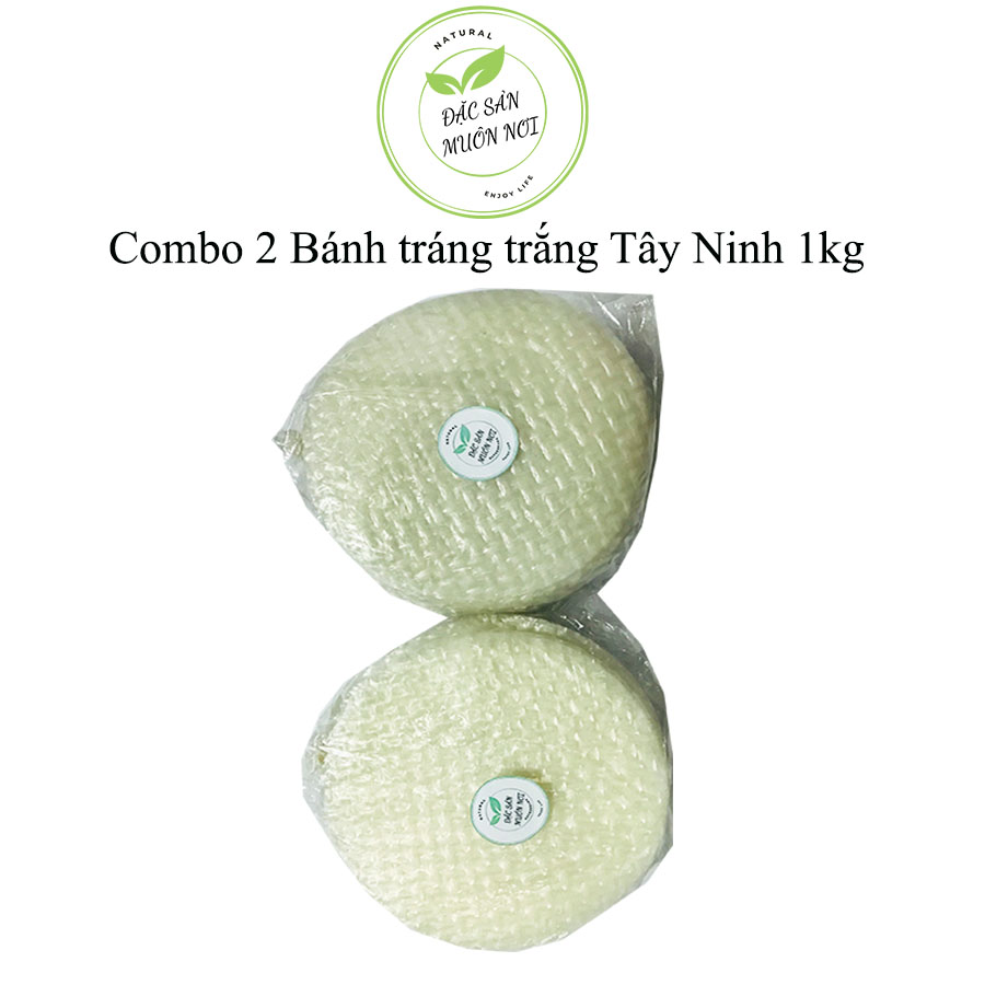 Combo 2 Bánh tráng trắng dẻo đặc sản Tây Ninh 500g