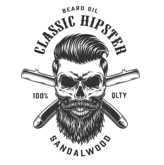Decal trong sẵn keo dán cửa kính tiệm tóc nam BARBER SHOP nhiều kích cỡ cắt viền