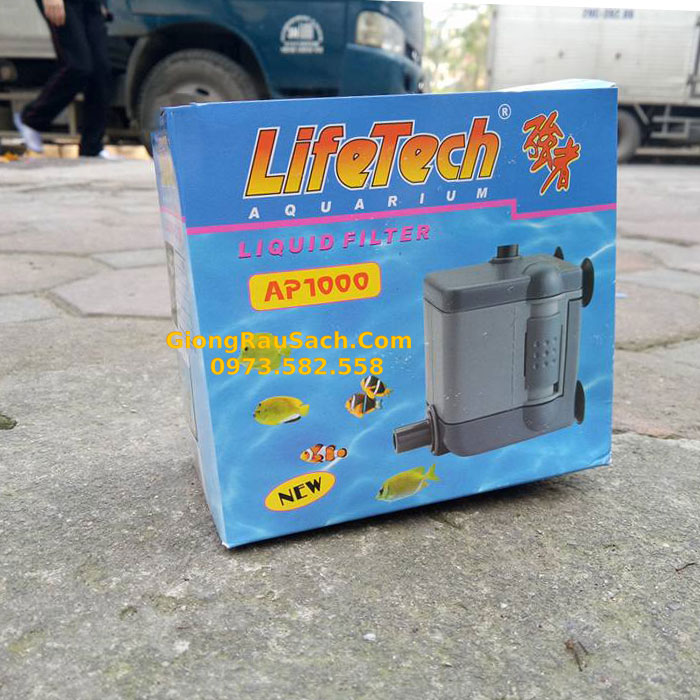 Máy Bơm Bể Cá Chìm Lifetech AP1000 6.4W Đẩy Cao 65cm