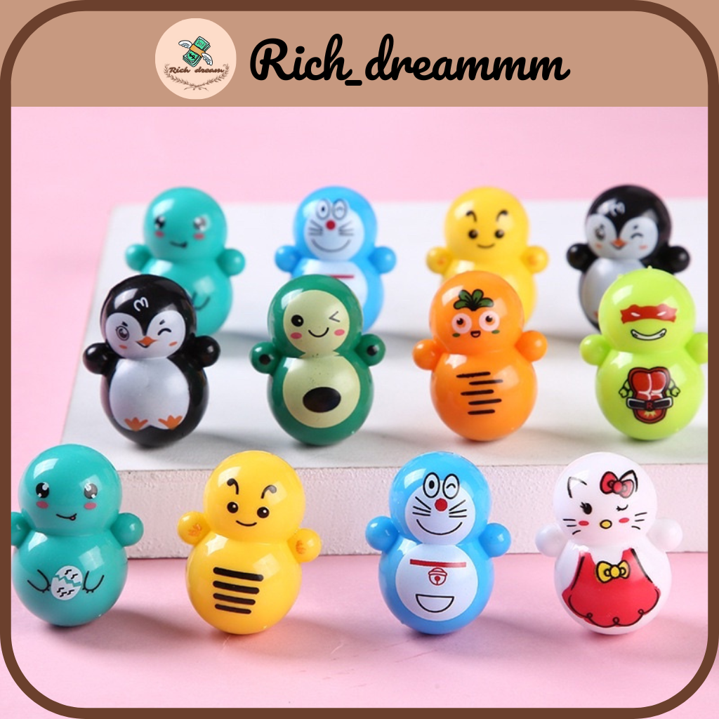 Đồ chơi lật đật mini siêu dễ thương ngẫu nhiên