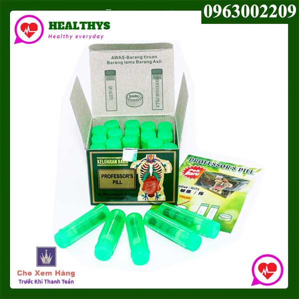 (Hàng Chính Hãng) Viên Khớp Màu Xanh Malaysia Professor’s Pill Keluaran Baru Tem Chữ Nhật