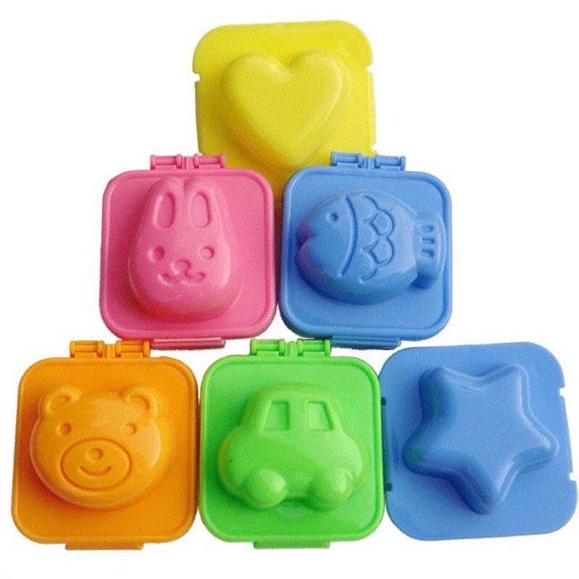 Set 6 khuôn bento / khuôn cơm / Khuôn trung thu
