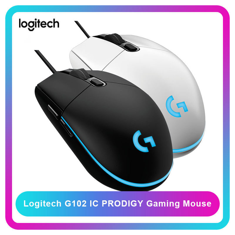 Chuột có dây logitech, g102 logitech, chuột gaming, chuột có dây logitech g102 lightsync - tùy chỉnh rgb, 8000 dpi, cảm biến chuyên game. được phân phối và bảo hành tại 3 tốt store
