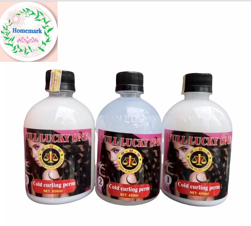 [CHÍNH HÃNG] Thuốc Uốn Lạnh LUCKY ONE TNT 450ml, TOANLUCKY, xoăn tóc uốn lạnh trực tiếp mùi thuốc thơm không khô tóc mềm tóc _ homemark