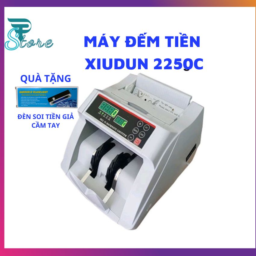 Máy đếm tiền xiudun2250C, máy đếm thông thường, dễ sử dụng, giá rẻ