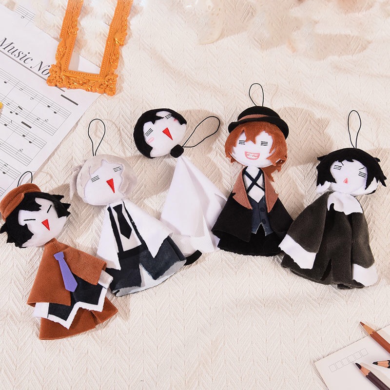 Anime Bungo chó đi lạc Búp bê nhồi bông cosplay Dazai Osamu Ryunosuke akutagawa nakahara chuuya Nakajima atsushi đồ chơi dễ thương