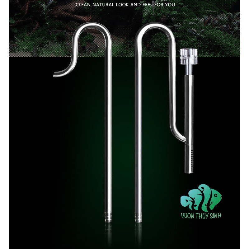 Ống IN OUT INOX MUFAN  fi12 (có lọc váng)