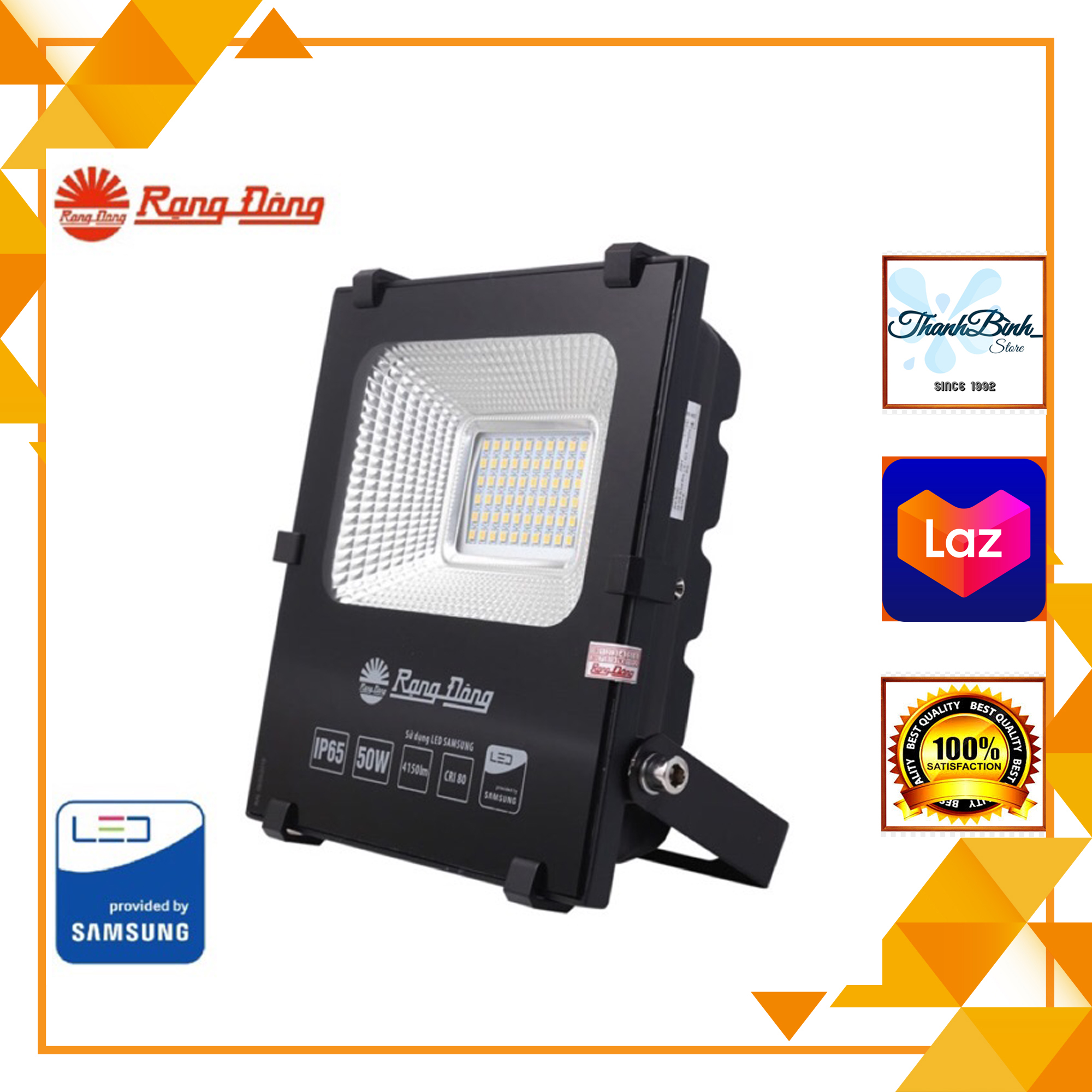 Đèn chiếu pha led cp06l 20w/ 30w/ 50w rạng đông- tiết kiệm/ tuổi thọ cao/ ánh sáng tốt/ chống nước ip65