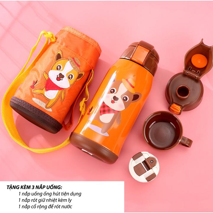BÌNH NƯỚC GIỮ NHIỆT CHO BÉ NHIỀU HÌNH DỄ THƯƠNG