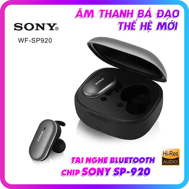 Tai nghe sony sp-920, âm thanh bá đạo, max phê, tai nghe bluetooth, tai nghe không dây