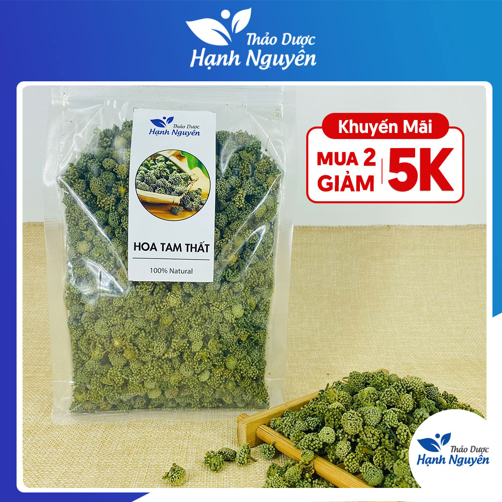 Nụ hoa tam thất bao tử 100g, trà hoa tam thất, nguyên nụ, không vụn, khô, xanh, tốt cho sức khỏe