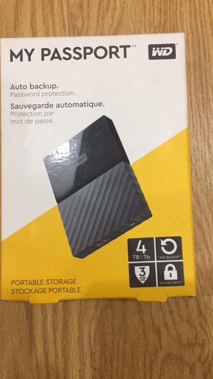 Ổ cứng di động wd my passport 2tb, box 2.5 inch - western digital hdd