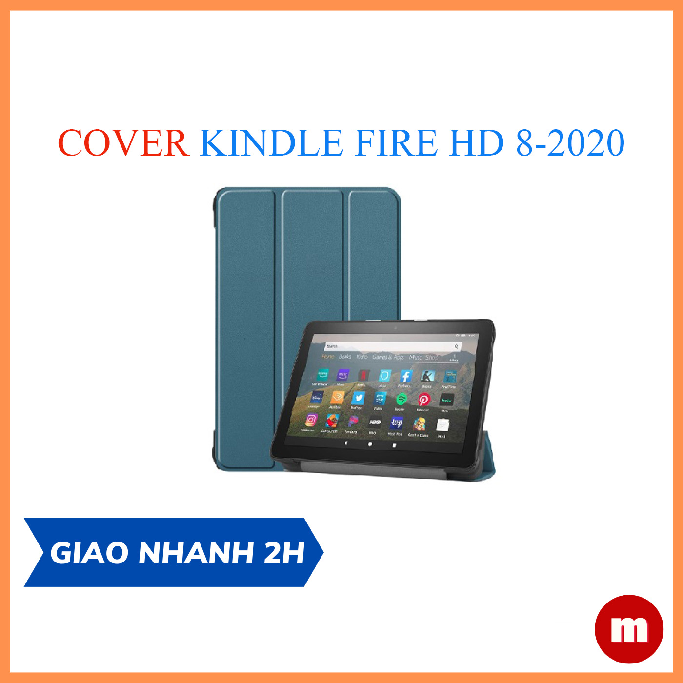 Bao da Máy Tính Bảng Kindle Fire HD8/HD8 Plus 2020 - SMARTCOVER tự động tắt mở