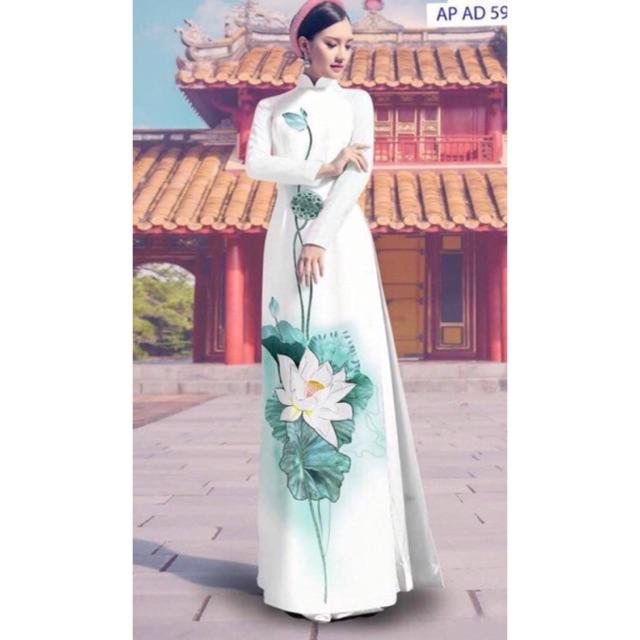 Vải Áo Dài Hoa Sen Giá Rẻ Tháng 8,2023|Biggo Việt Nam
