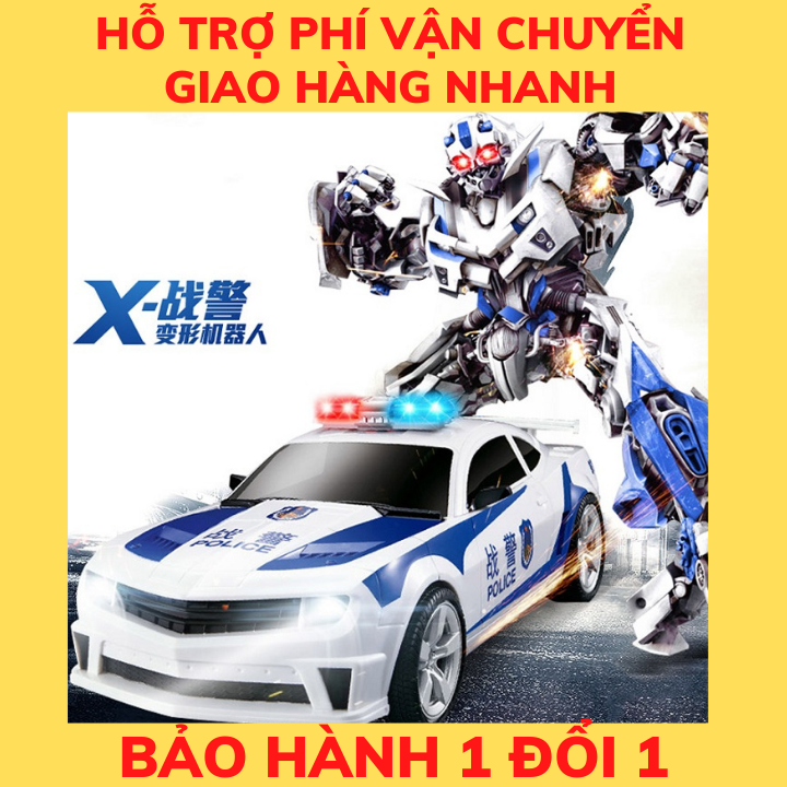 Ô TÔ BIẾN HÌNH SIÊU NHÂN CÓ NHẠC ĐỒ CHƠI TRẺ EM Ô TÔ BIẾN HÌNH