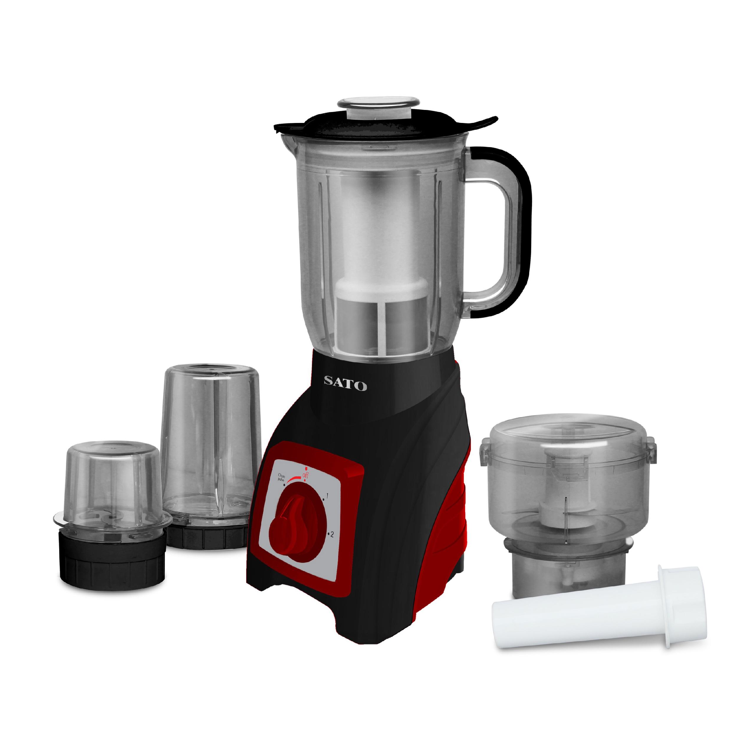 Máy xay sinh tố đa năng sato mx5101 1.4l đỏ đen