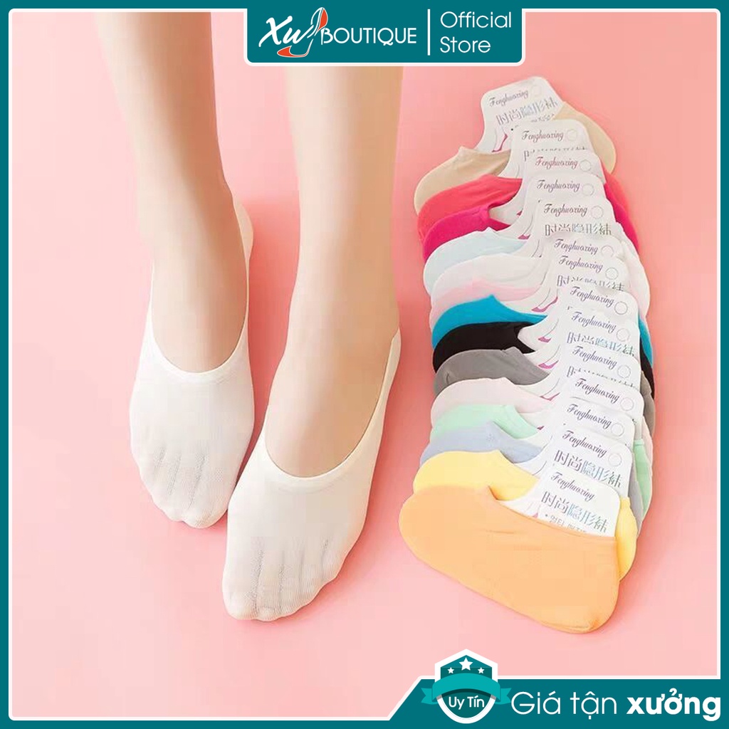 Vớ, Tất Hài Lali Nữ Nửa Bàn Dùng Cho Giày Lười Hàn Quốc