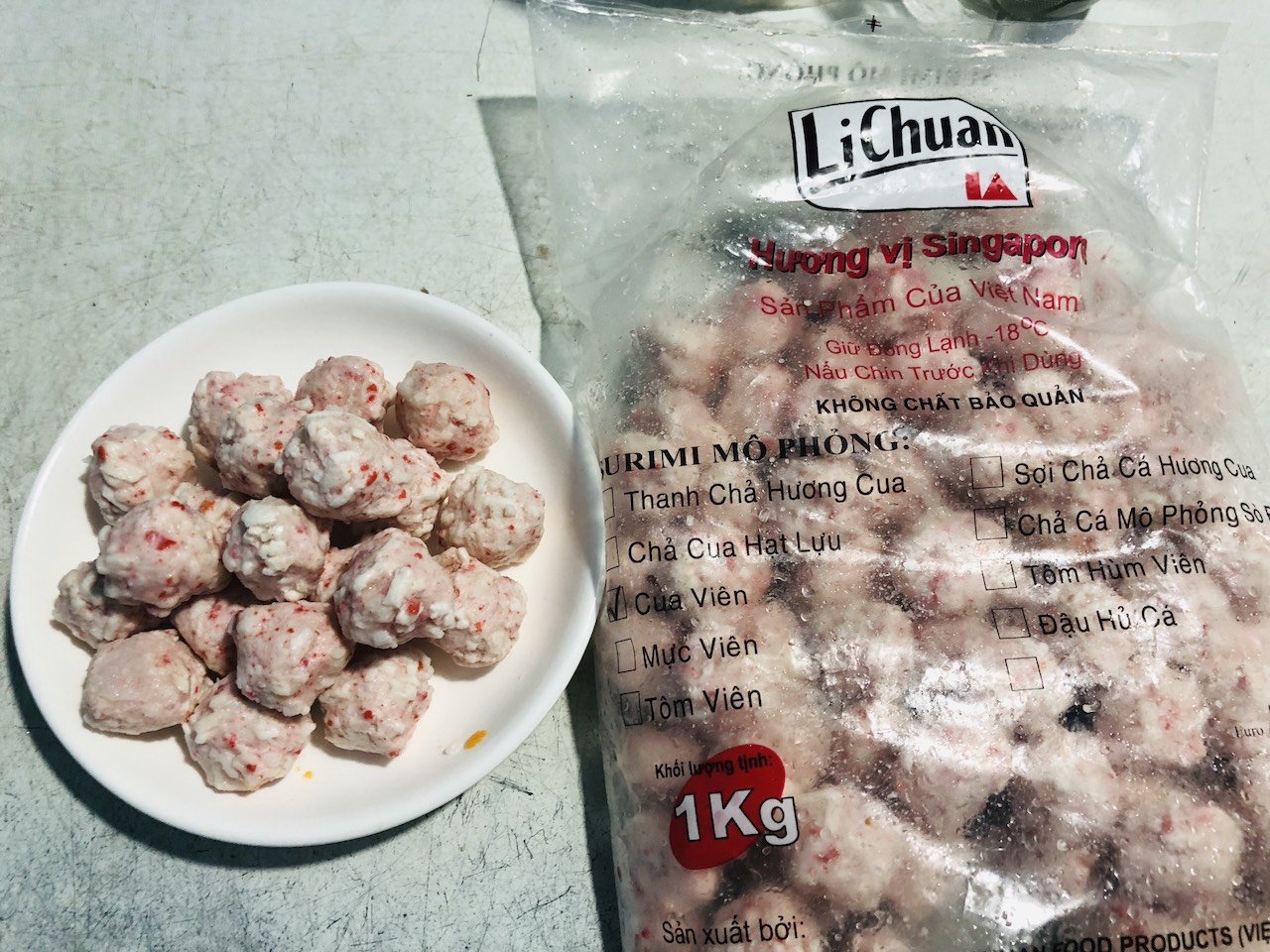 500g Tôm hùm viên LICHUAN