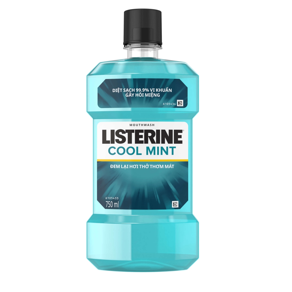Nước súc miệng diệt khuẩn Listerine 750ml Nước súc miệng Listerine 250ml
