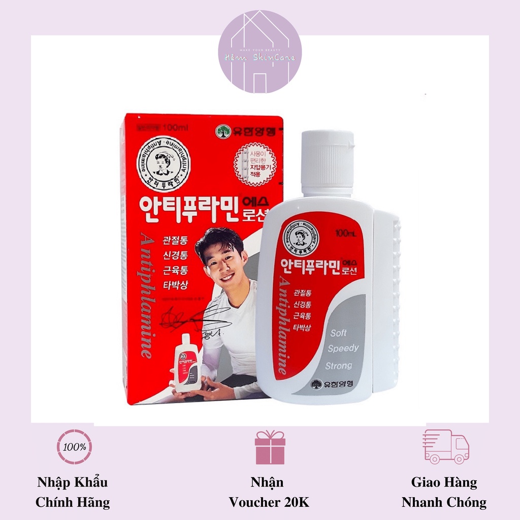 Antiphlamine korea - dầu nóng, xóa tan cơn đau nhức hàn quốc 100ml