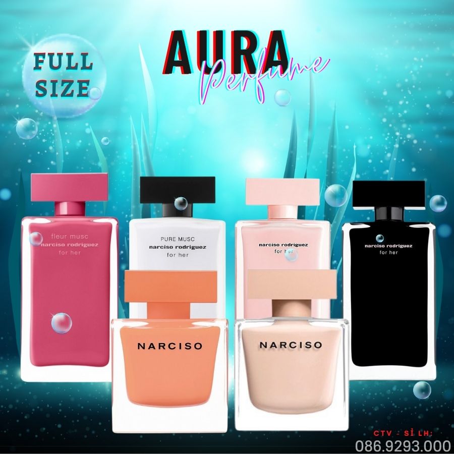 Nước hoa narciso for her edt-edp narciso ambree fleur musc pure musc nước hoa nữ