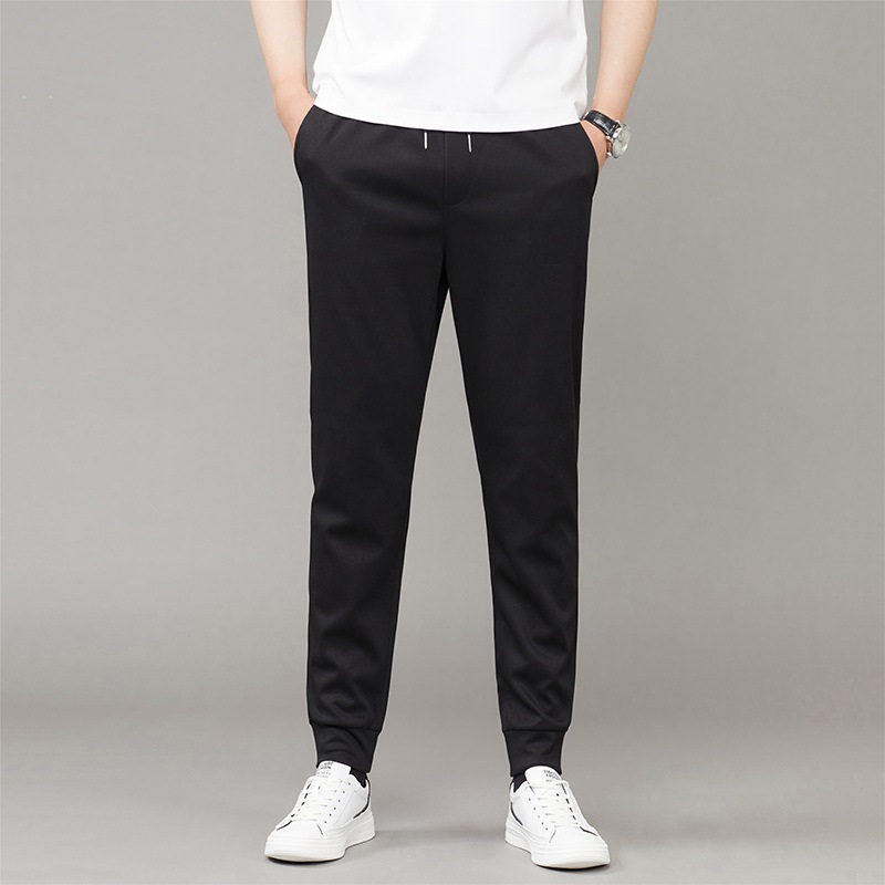 Quần jogger nam thun Poly 2 da min mát co giãn 4 chiều kiểu dáng thể thao có big size hơn 90kg