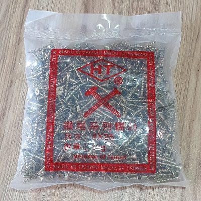 Gói 1kg vít bắt gỗ đầu bằng ren thưa 4x25mm