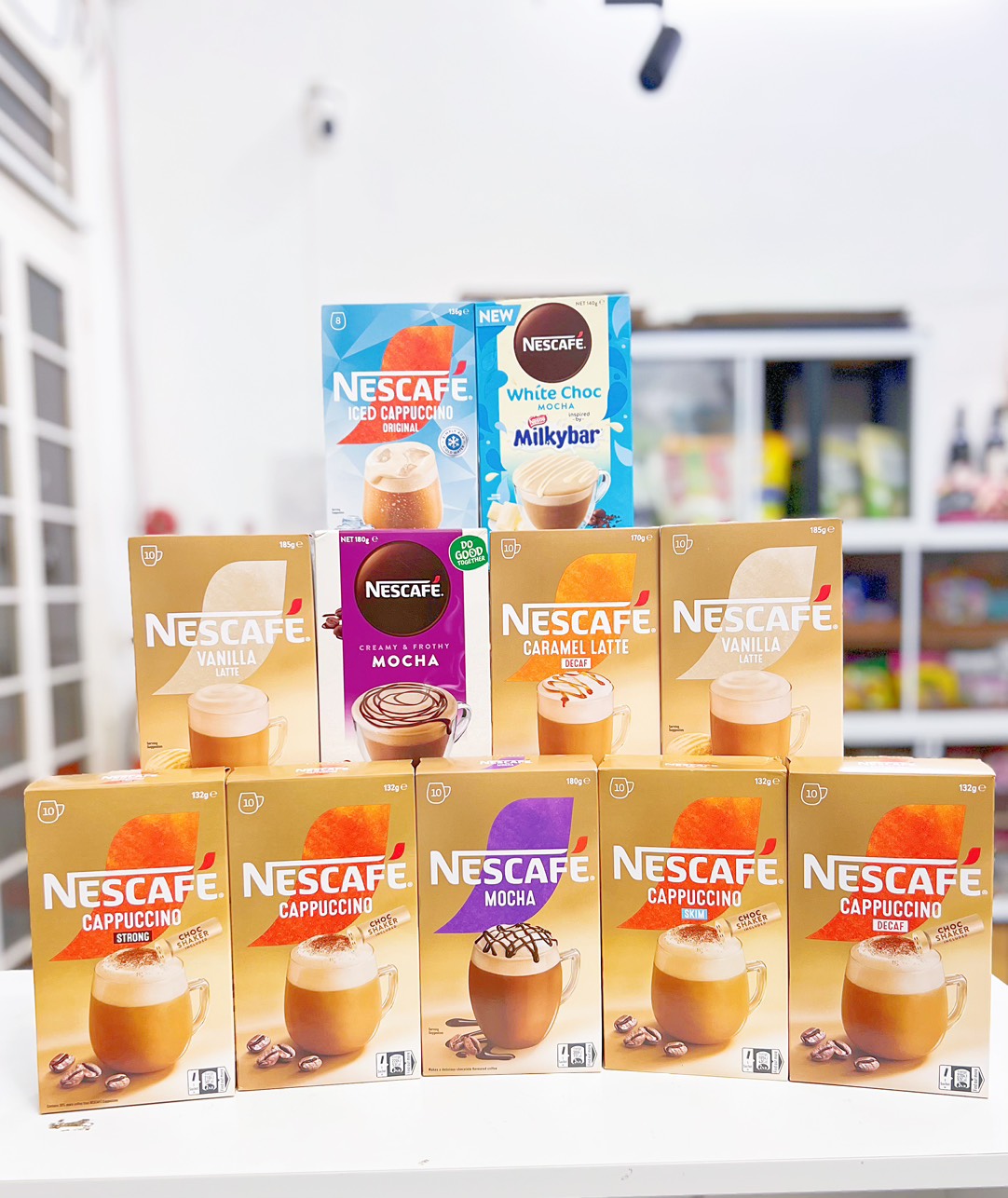 Cà phê hoà tan Nescafe nhiều vị hộp 8-10gói