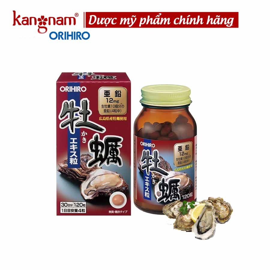 [HCM]Viên uống tinh chất hàu tươi orihiro nhật bản giúp hỗ trợ sinh lý 120 viên/hộp hỗ trợ tăng số lượng và cải thiện chất lượng tinh trùng giảm tỷ lệ dị tật tinh trùng tăng khả năng thụ thai