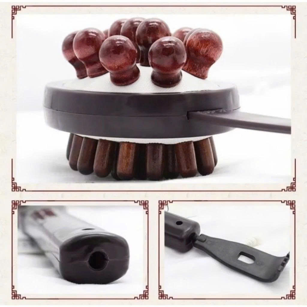 Cây Gậy Đấm Lưng, Gãi Lưng, Đấm Bóp Massgae Cực Đã 3in1 Cây massage 3 Chức Năng Dài 38cm