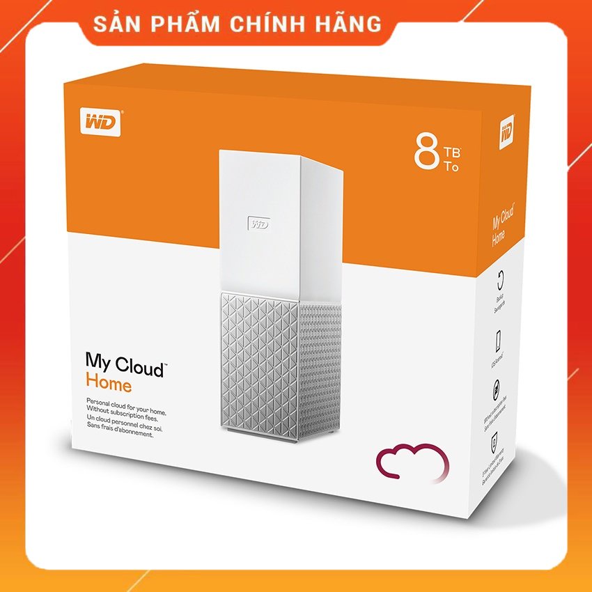 Thiết bị lưu trữ Ổ cứng gắn ngoài 8TB 3.5 inch Western Digital My Cloud Home - Nhiều ứng dụng tiện ích