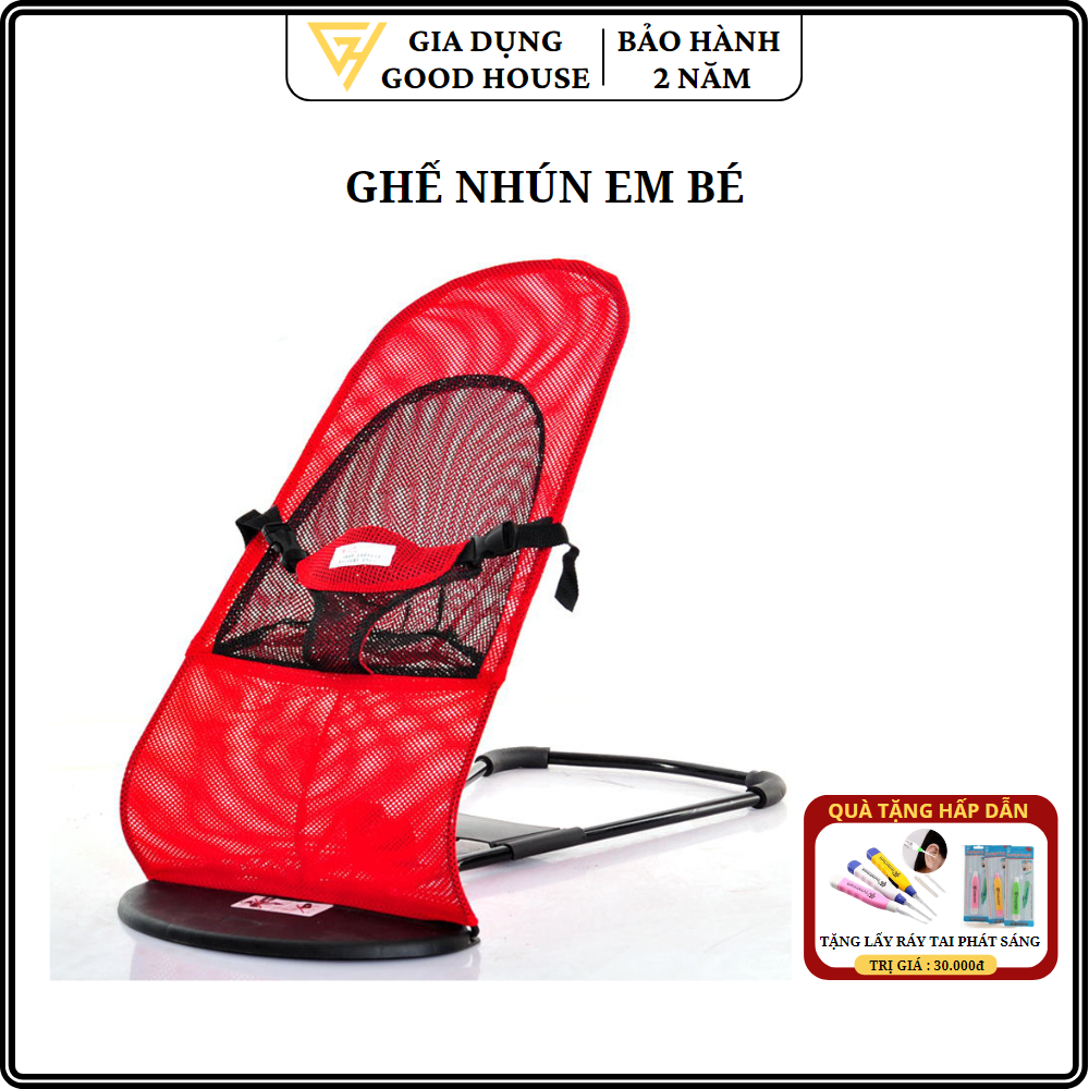 Ghế rung ghế nhún cho bé sơ sinh đến 36 tháng tuổi, thiết kế tiện lợi với 3 mức độ