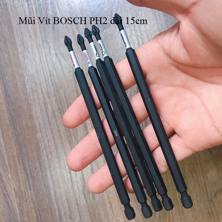 Mũi vít bosc có từ hàng xịn ph2 - 15cm