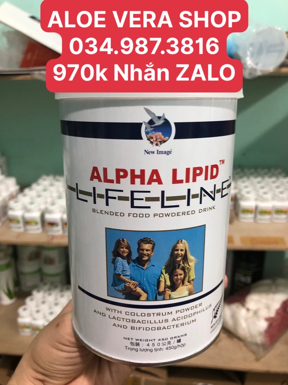 970k Sữa Non ALPHA LIPID LIFELINE của New Zealand
