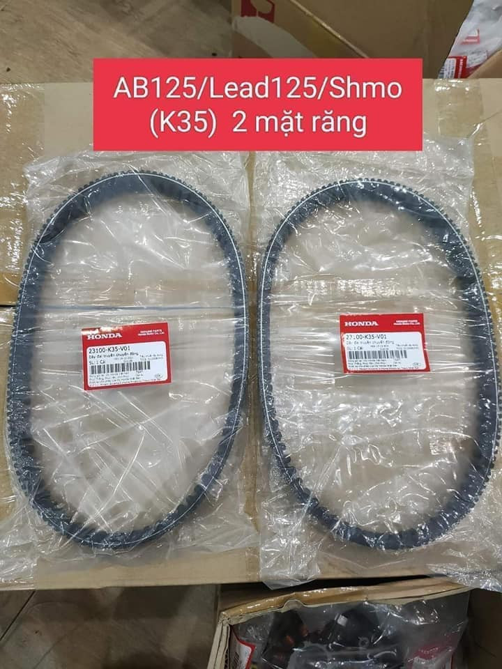 Dây curoa click 125 vario 125/ab125 2 mặt răng hàng chính hãng bando mã k35