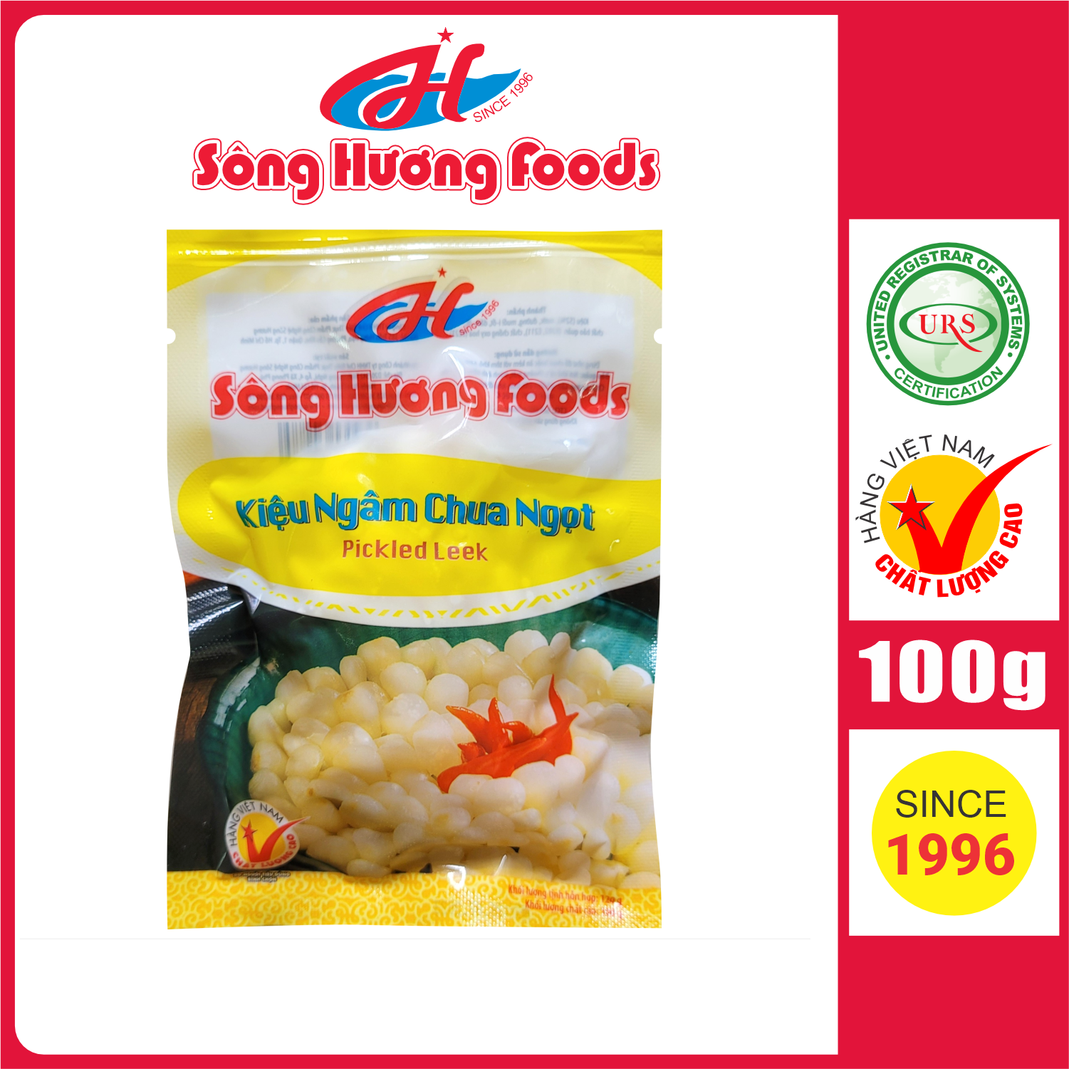 Kiệu ngâm chua ngọt Sông Hương Foods - Ăn kèm , bún , phở , mì tôm , thịt nướng , tốt tiêu hóa