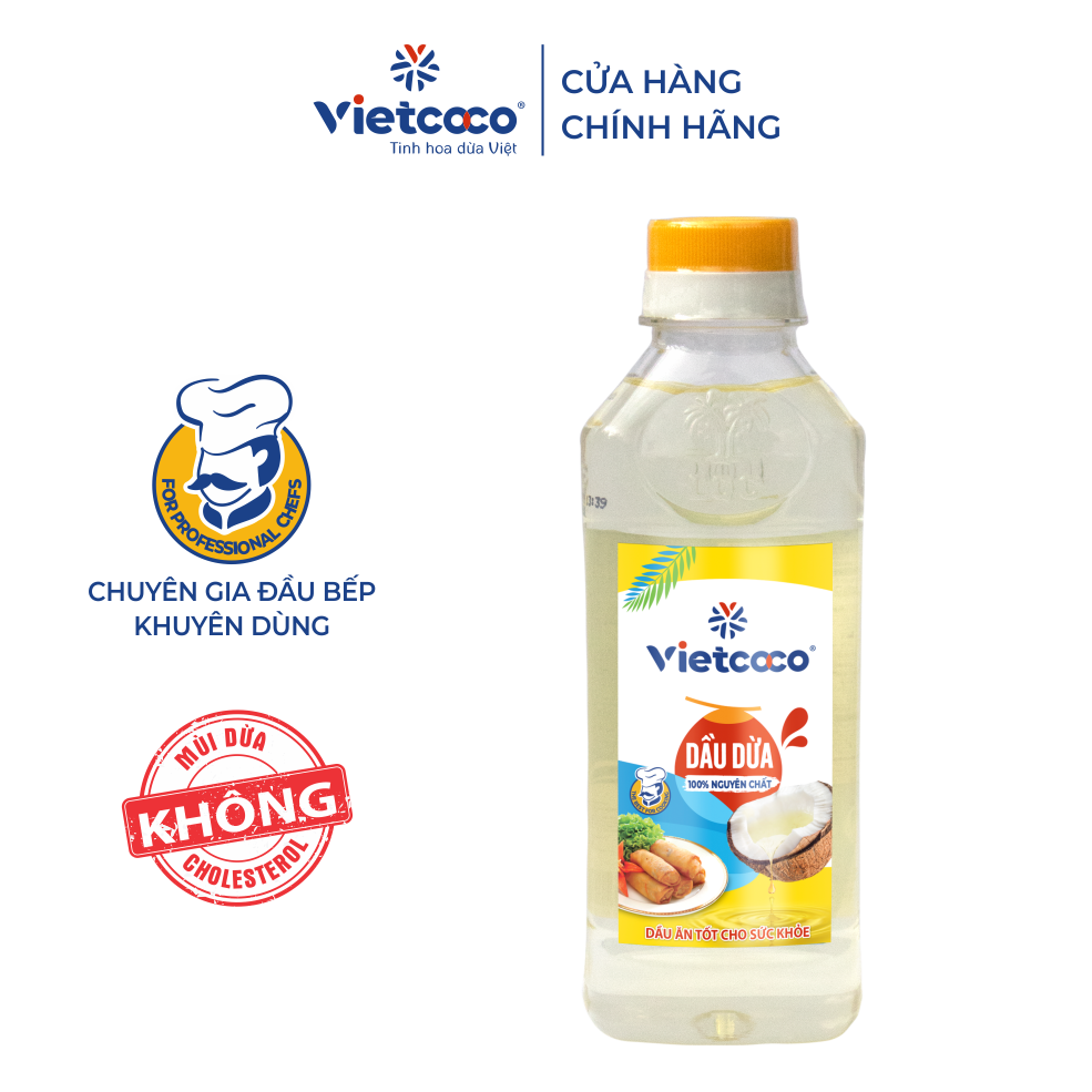 Dầu dừa (100% nguyên chất) - chai 250ml