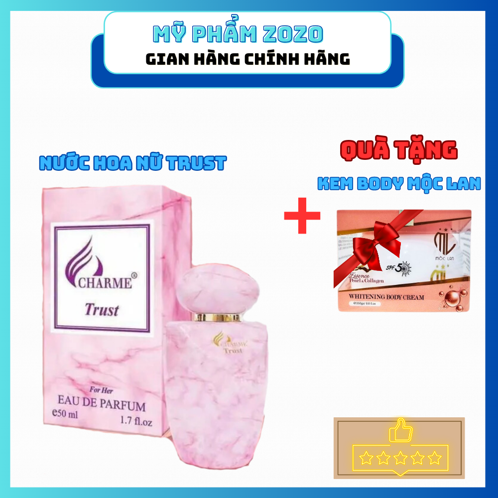 Nước Hoa Trust Nữ 50ml + tặng kem body