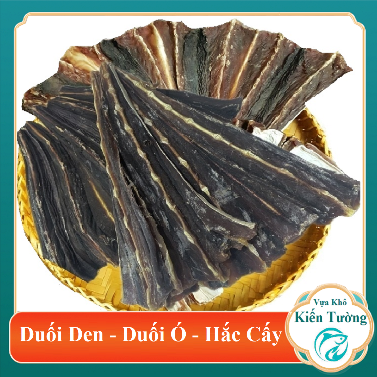 1 KG Khô cá đuối đen- đuối ó đặc sản thượng hạng làm quà- Vựa Khô Kiến Tường